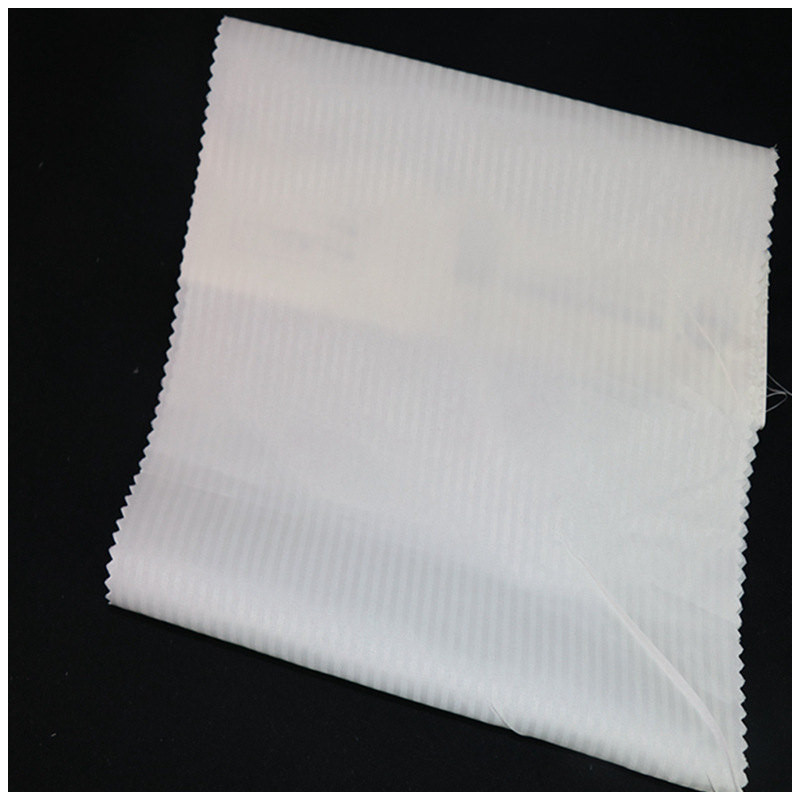 全涤条纹春亚纺口袋布100D染色包边布口袋面料童装布料亲肤舒适