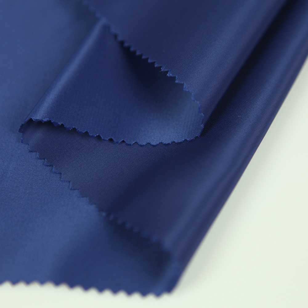 定制250T全锦纹斜纹面料染色化纤面料春夏季工作服校服户外服批发