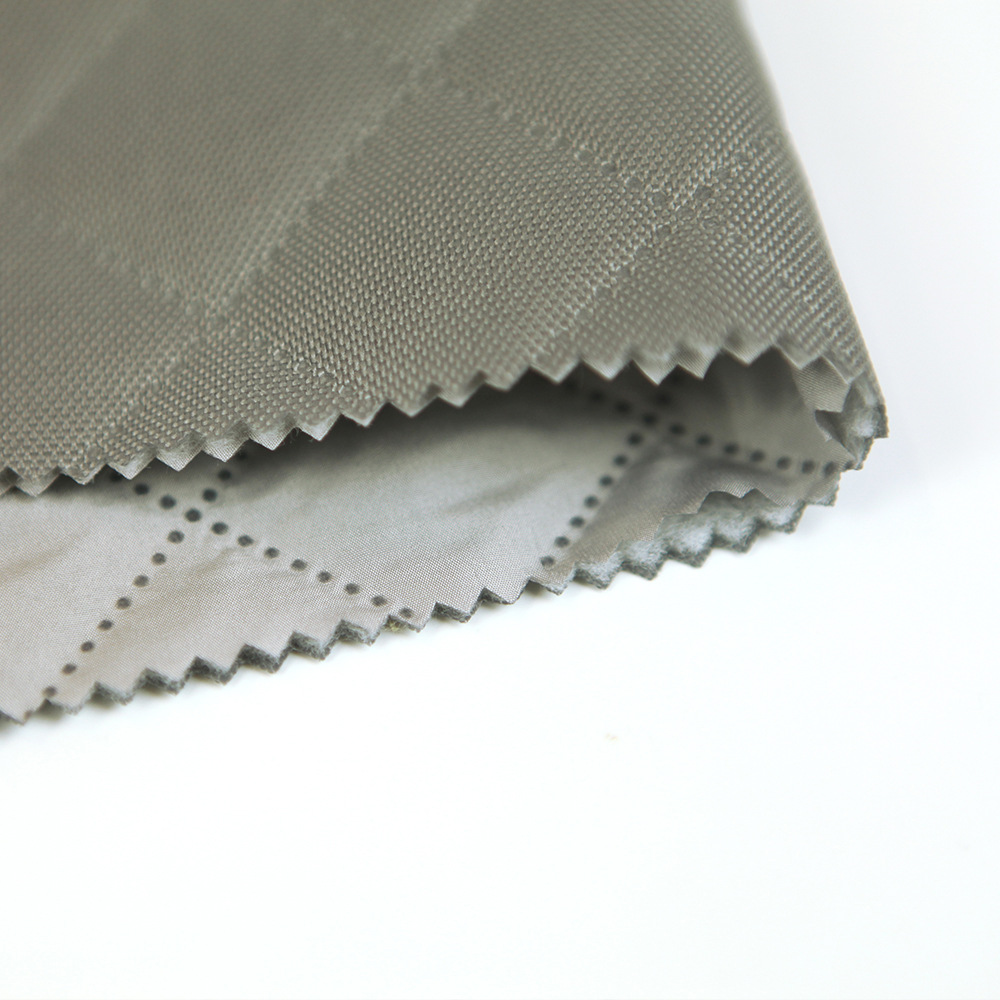 全涤PU牛津布春亚纺 对角5公分超声波面料 秋冬款装饰布时