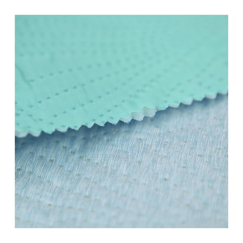 牛津纺涤塔夫 银杏叶超声波压花面料 秋冬高周波压棉布料