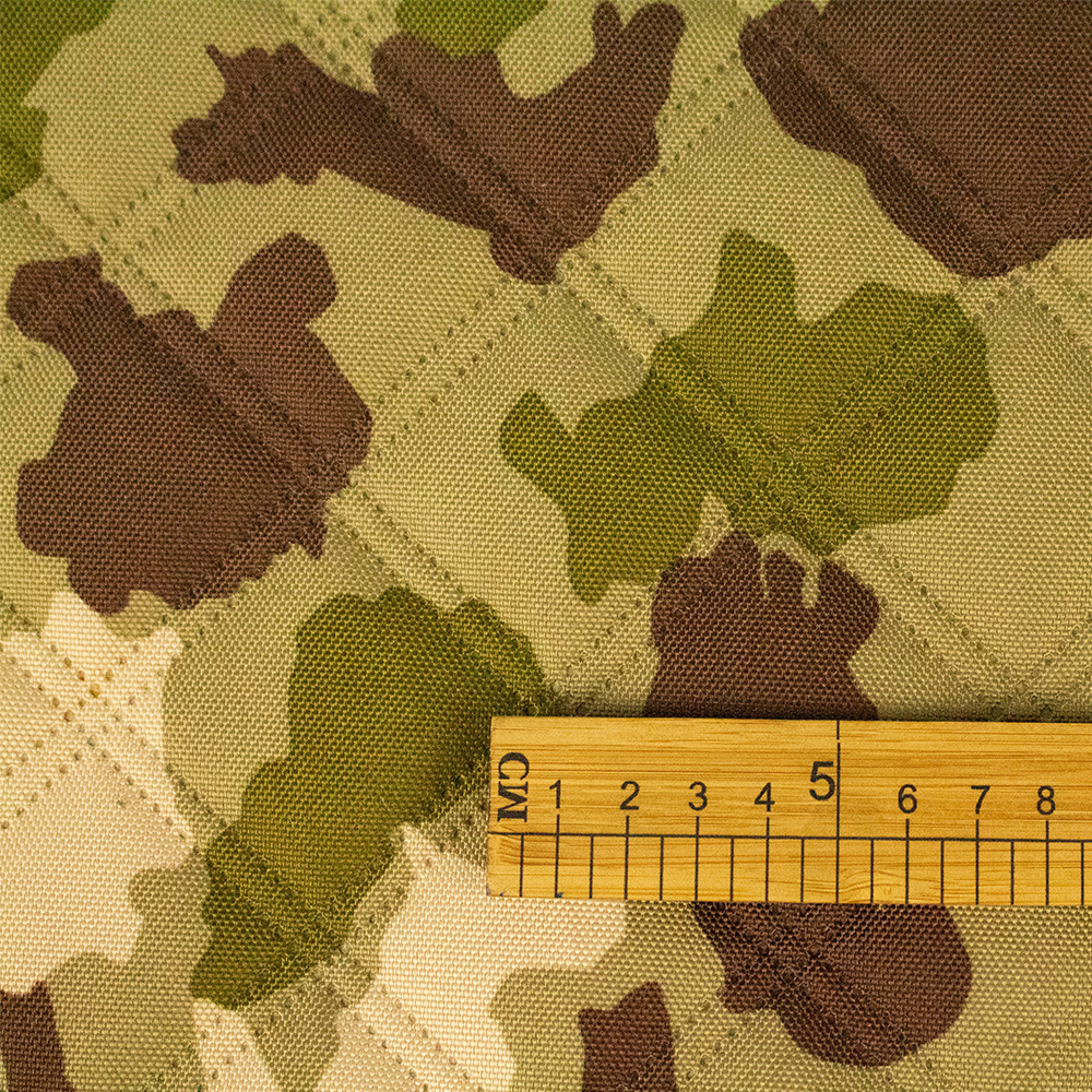 X形超声波高周波压花 全涤纶高频压棉面料 羽绒服棉服面料