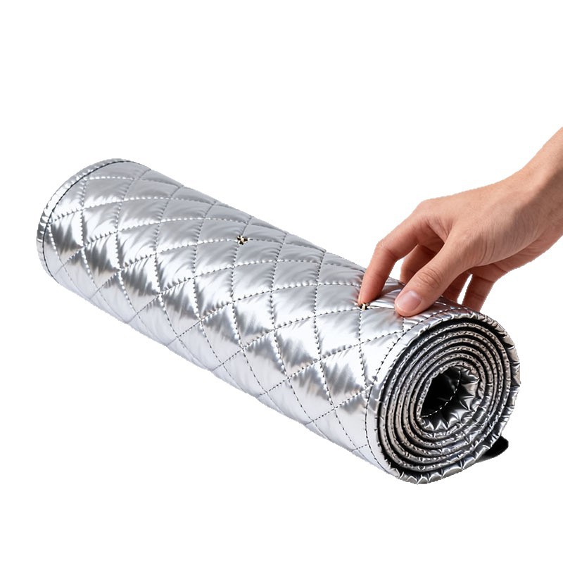 源头工厂 铝膜野餐垫超声波压花夹棉面料绗棉面料防潮垫户外布料