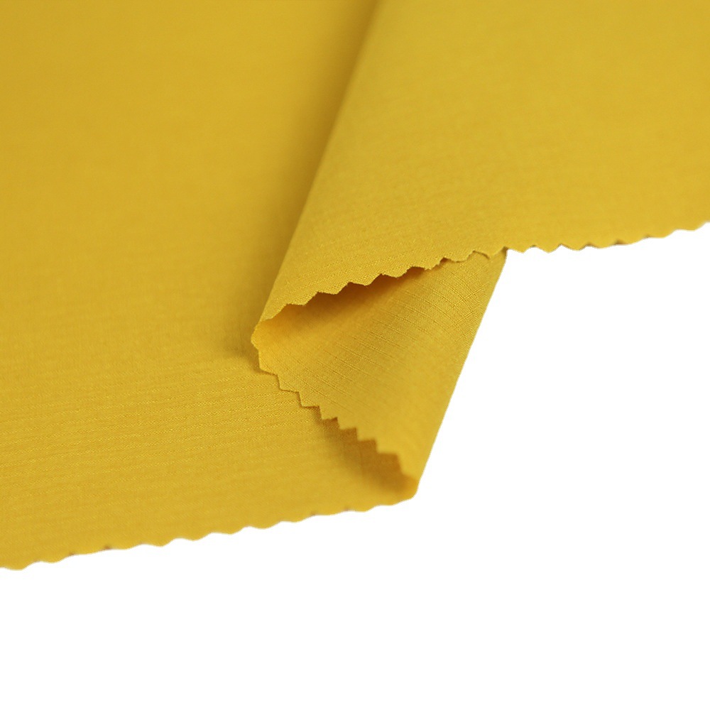 75D阳离子面料 涤纶四面弹双线格 春夏季裤装工作服时装面料