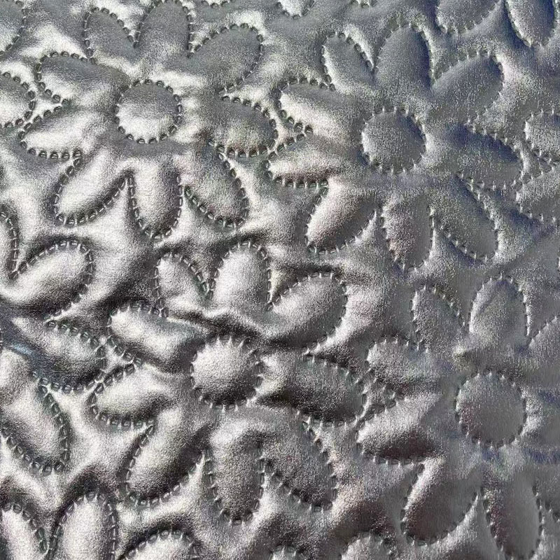 超声波压花无线绗缝面料文具盒笔袋野餐垫箱包服装面料夹棉绗缝布