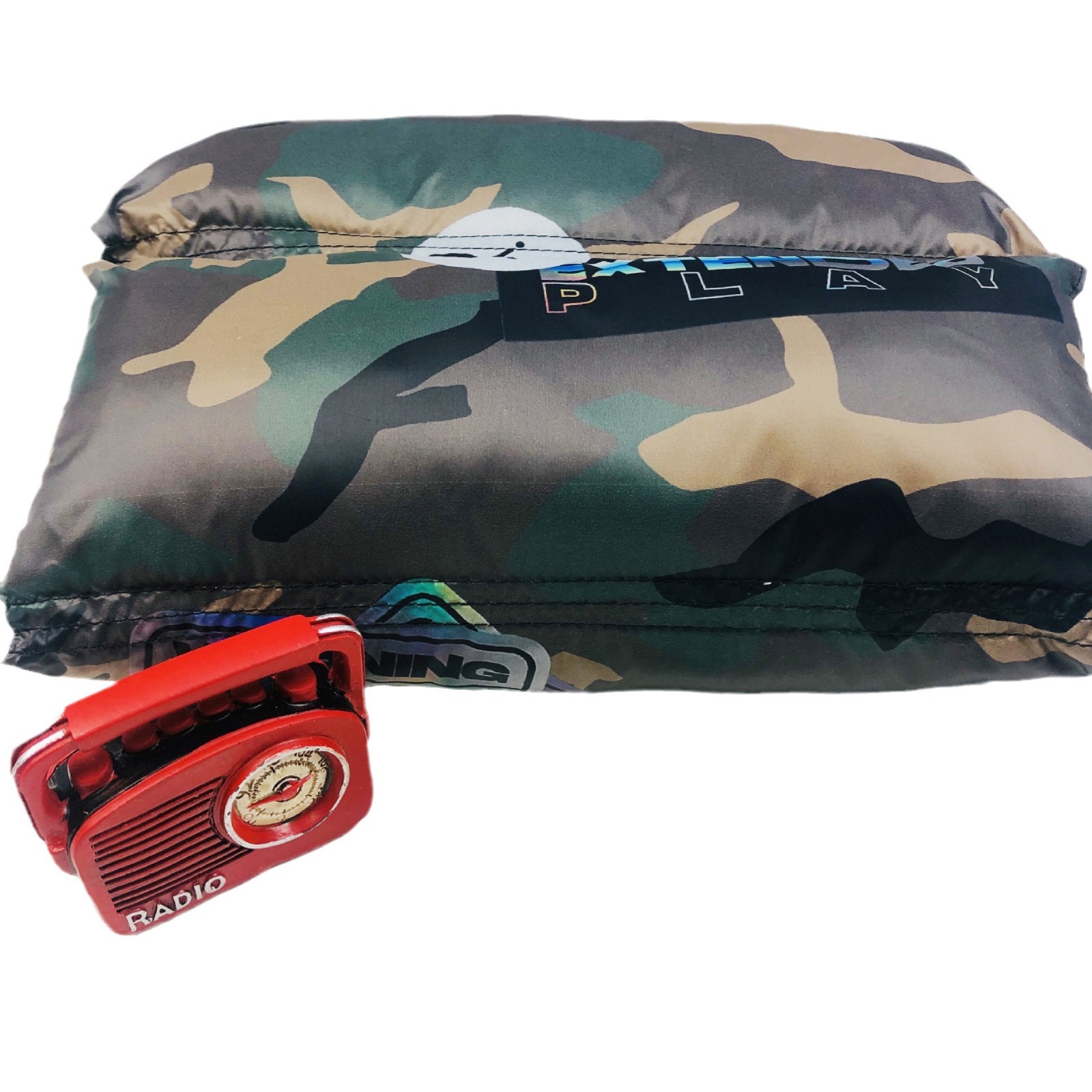 尼龙布迷彩印花面料扎染风格棉服羽绒服面料服装辅料布料批发定制