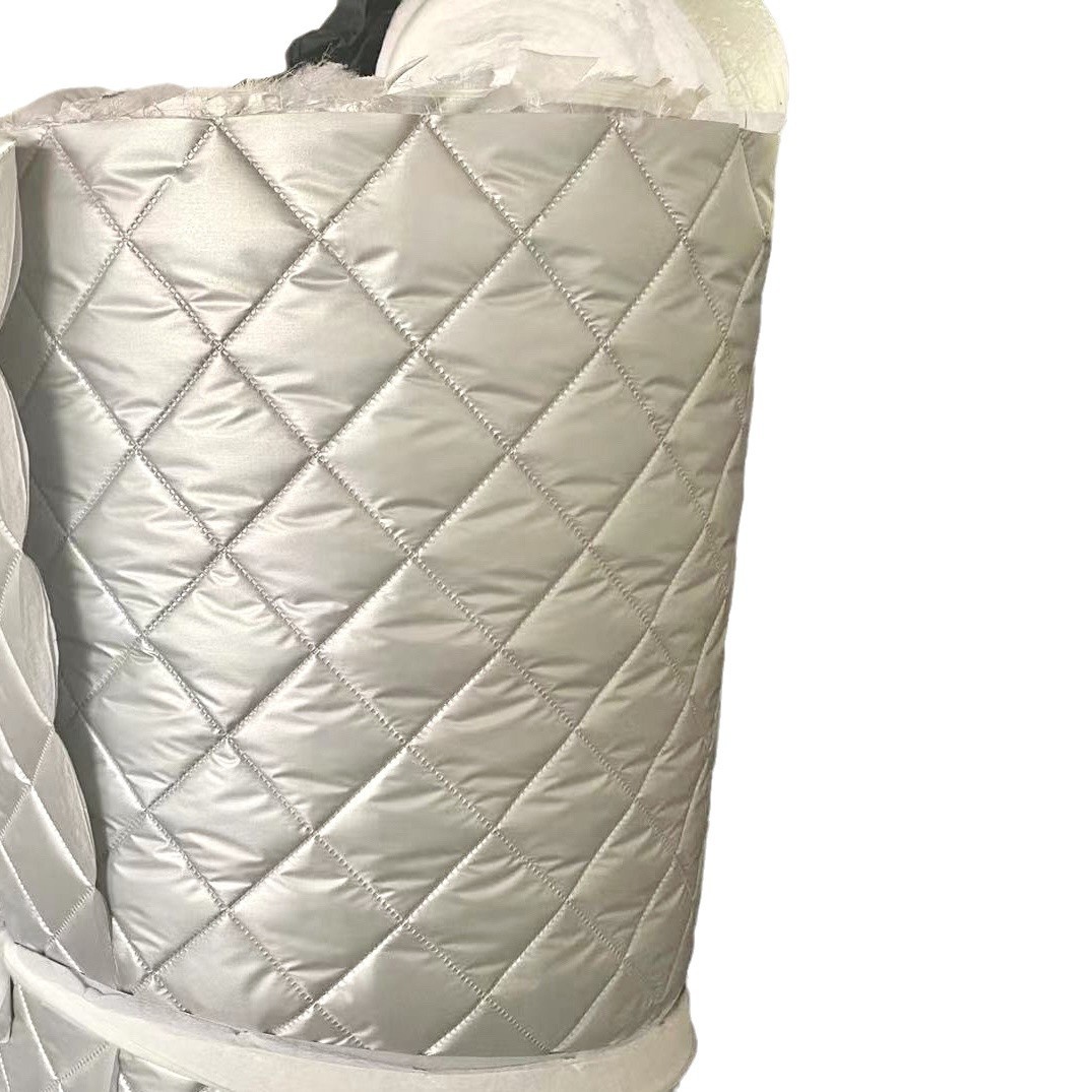 工厂直销冬季雪挡复合面料铝膜超声波压棉防风保暖防雨防潮