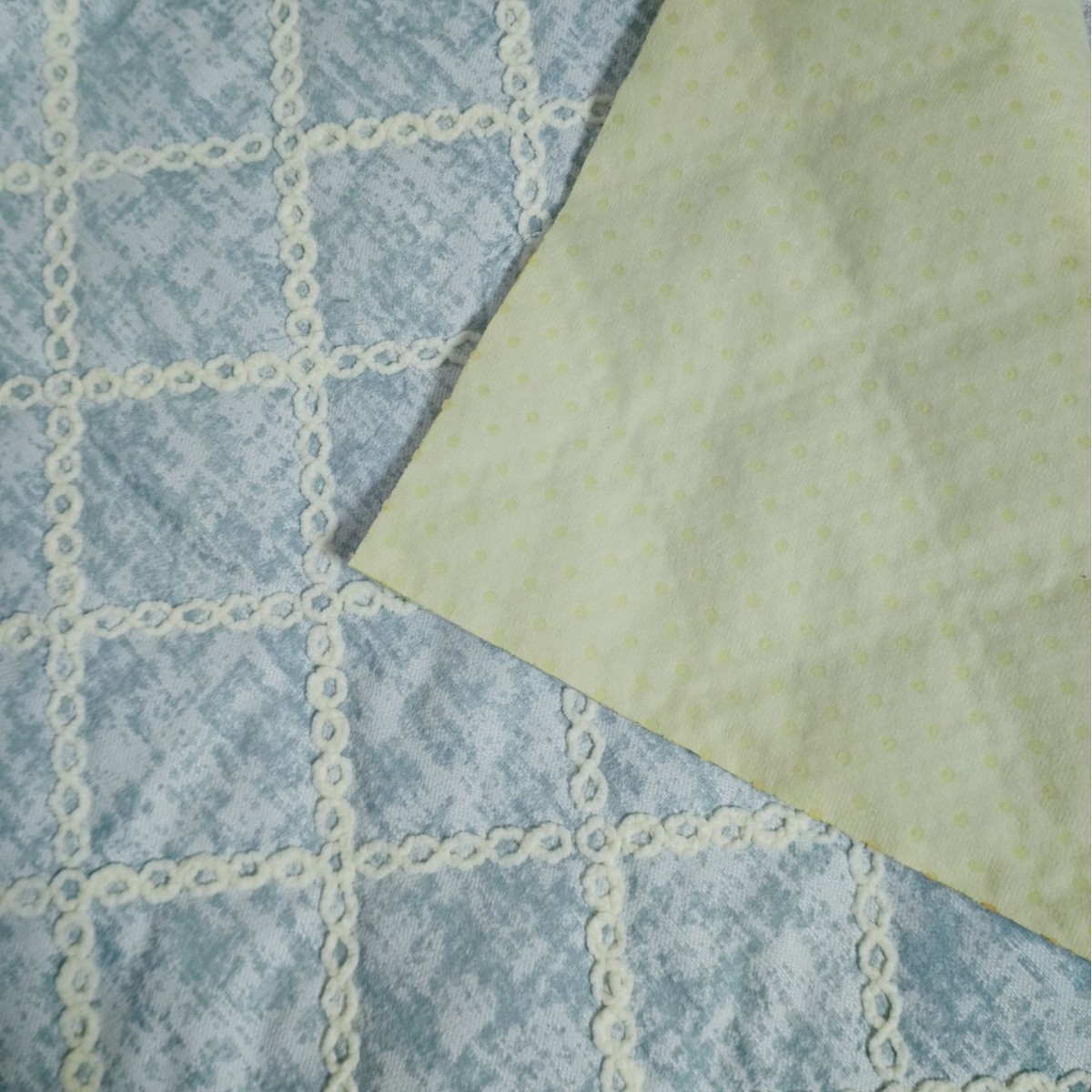 源头工厂 绗缝棉布料绳绣绣花布家纺沙发坐垫抱枕面料可来图定制