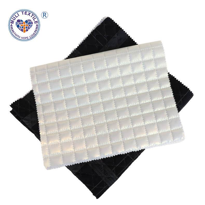 格子超声波压花 棉服羽绒服包包夹棉冲锋衣户外服装雪挡